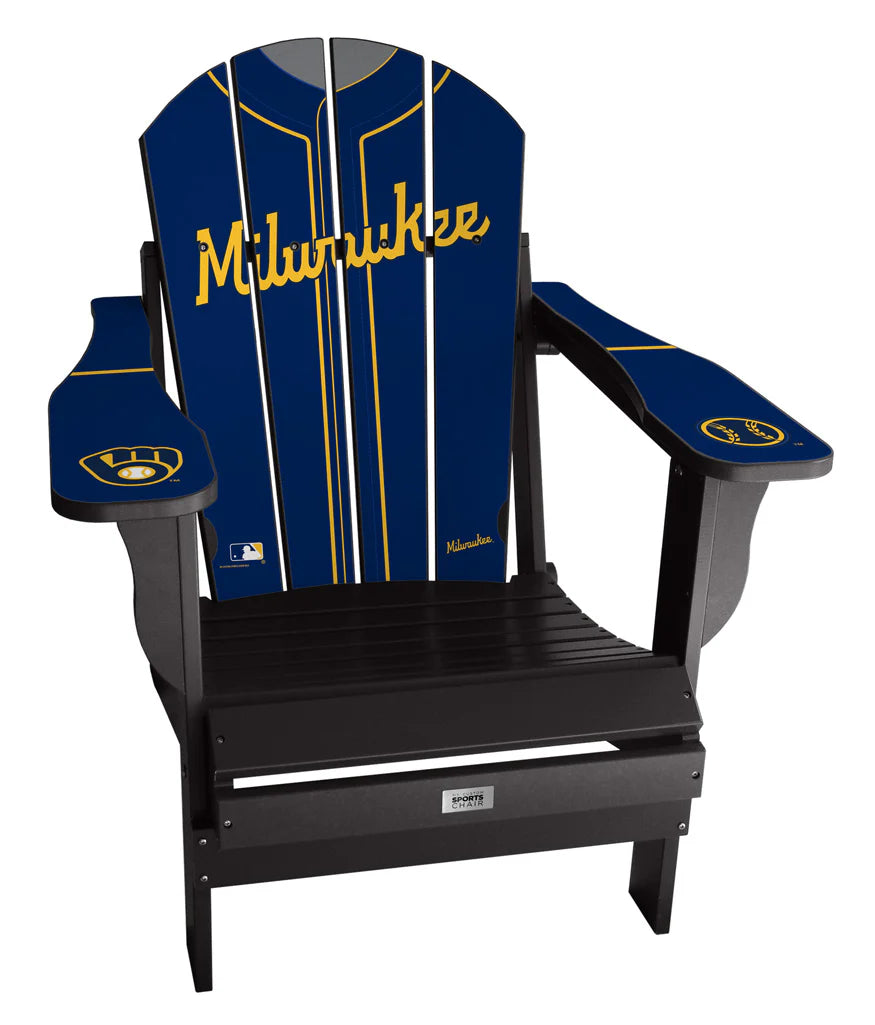 Milwaukee Brewers MLB Jersey Chair